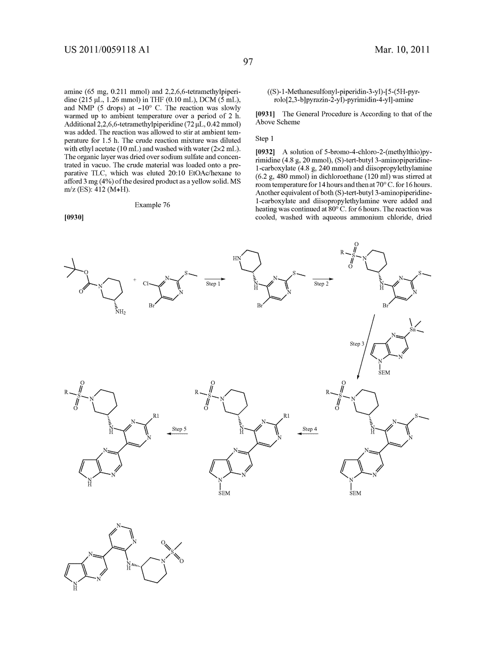 INHIBITORS OF JAK - diagram, schematic, and image 98