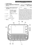 Wireless Communication Device for Providing a Visual Representation of a Widget diagram and image