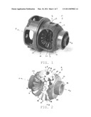 Powder Forged Differential Gear diagram and image