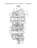 MODE CHANGING DEVICE FOR A POWER BRANCHING TRANSMISSION diagram and image