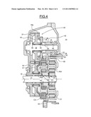 MODE CHANGING DEVICE FOR A POWER BRANCHING TRANSMISSION diagram and image