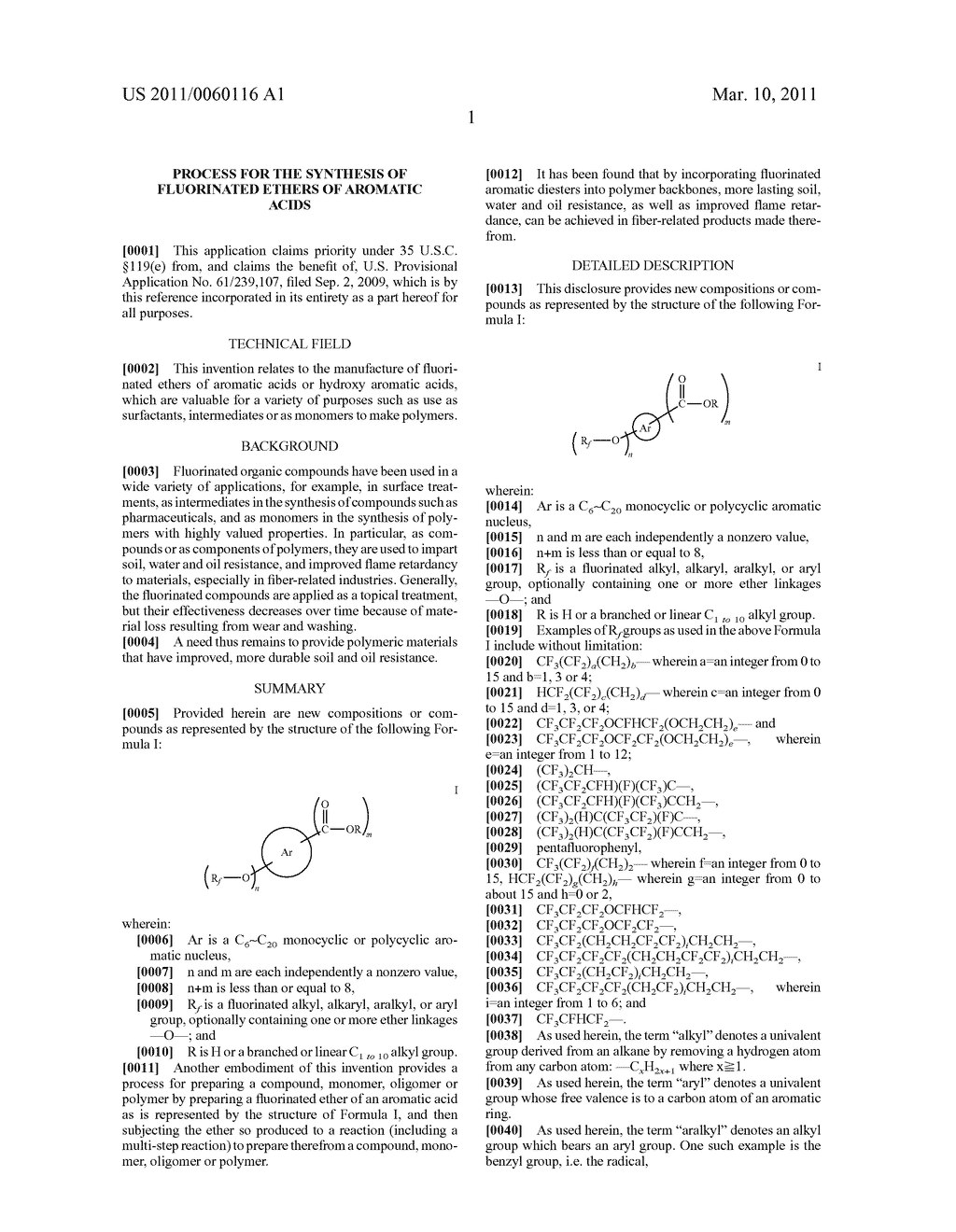 PROCESS FOR THE SYNTHESIS OF FLUORINATED ETHERS OF AROMATIC ACIDS - diagram, schematic, and image 02