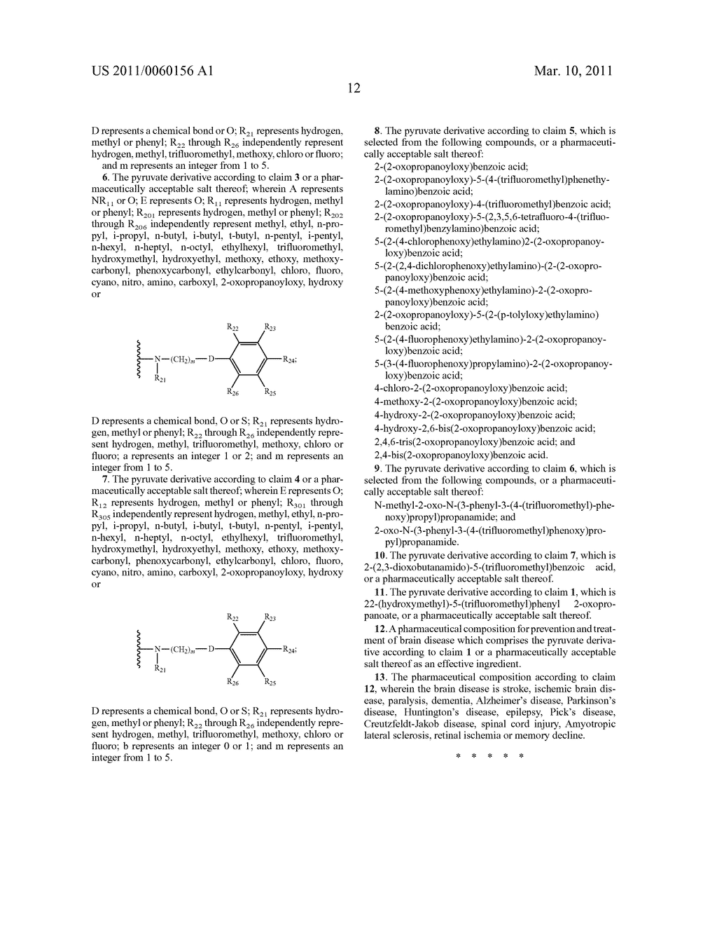 Pyruvate Derivatives with Neuroprotective Effect, Process for Preparing the Same and Pharmaceutical Composition Comprising the Same - diagram, schematic, and image 18