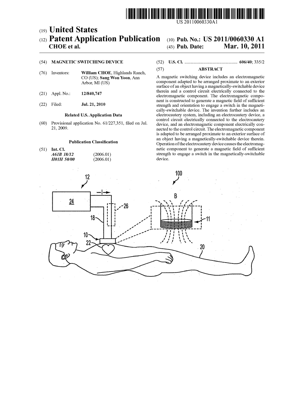 MAGNETIC SWITCHING DEVICE - diagram, schematic, and image 01