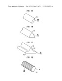 INSULATED CONDUCTIVE ELEMENT HAVING SUBSTANTIALLY CONTINUOUSLY COATED SECTIONS SEPARATED BY UNCOATED GAPS diagram and image