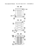 INSULATED CONDUCTIVE ELEMENT HAVING SUBSTANTIALLY CONTINUOUSLY COATED SECTIONS SEPARATED BY UNCOATED GAPS diagram and image