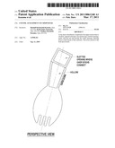 Utensil attachment to chopsticks diagram and image