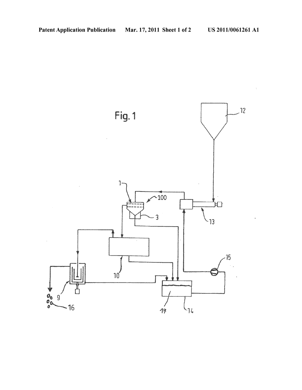 DRYING APPARATUS FOR DRYING PELLETS - diagram, schematic, and image 02