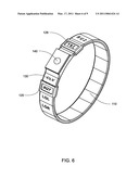 Fitness bracelet with Timer diagram and image