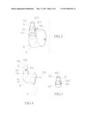 OXYGEN MASK WHICH FACILITATES A PATEINT TO BREATH OXYGEN diagram and image