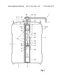 BEVERAGE TAPPING APPARATUS, PROVIDED WITH A CHEMICAL PRESSURE GENERATOR diagram and image