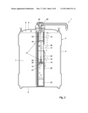 BEVERAGE TAPPING APPARATUS, PROVIDED WITH A CHEMICAL PRESSURE GENERATOR diagram and image