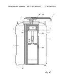 BEVERAGE TAPPING APPARATUS, PROVIDED WITH A CHEMICAL PRESSURE GENERATOR diagram and image