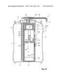 BEVERAGE TAPPING APPARATUS, PROVIDED WITH A CHEMICAL PRESSURE GENERATOR diagram and image