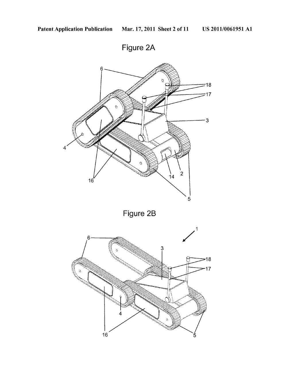 Transformable Robotic Platform and Methods for Overcoming Obstacles - diagram, schematic, and image 03