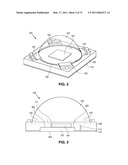 LED MODULE WITH HIGH INDEX LENS diagram and image