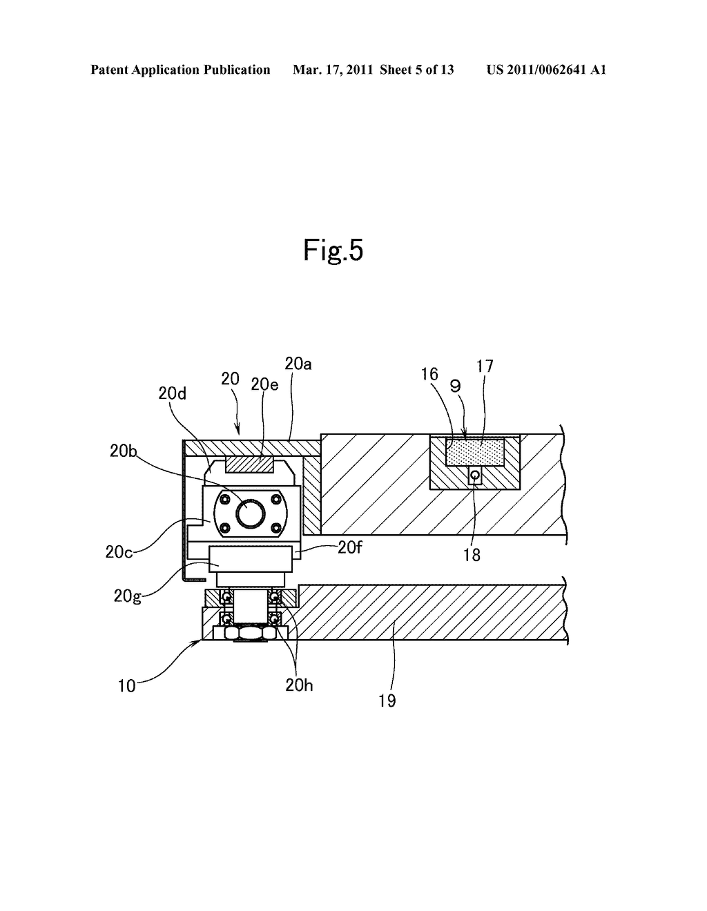 STAGE EQUIPPED WITH ALIGNMENT FUNCTION, PROCESSING APPARATUS HAVING THE STAGE EQUIPPED WITH ALIGNMENT FUNCTION, AND METHOD OF ALIGNING SUBSTRATE - diagram, schematic, and image 06