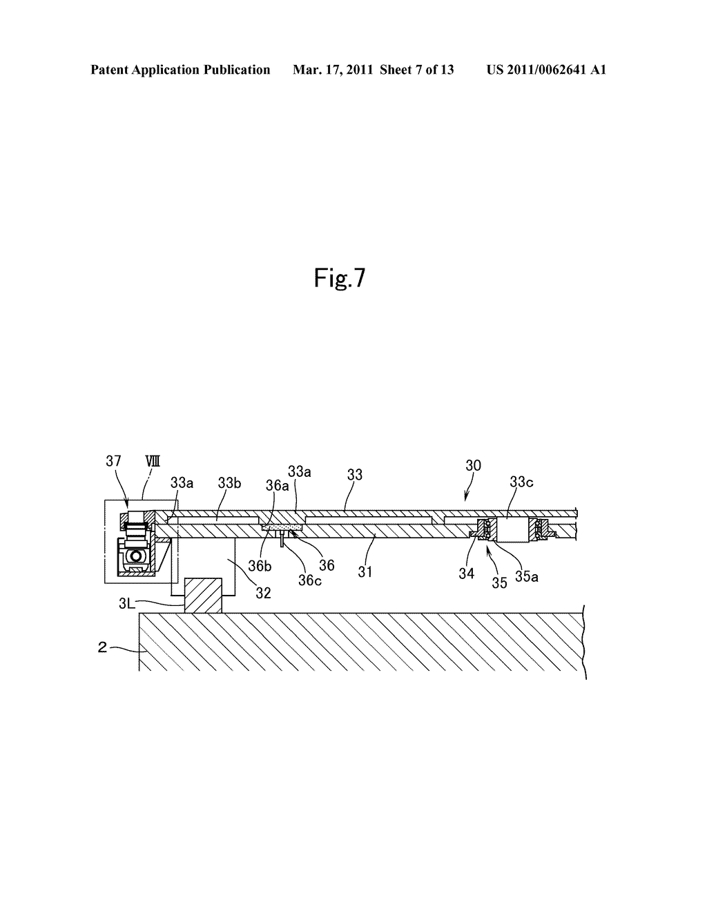 STAGE EQUIPPED WITH ALIGNMENT FUNCTION, PROCESSING APPARATUS HAVING THE STAGE EQUIPPED WITH ALIGNMENT FUNCTION, AND METHOD OF ALIGNING SUBSTRATE - diagram, schematic, and image 08