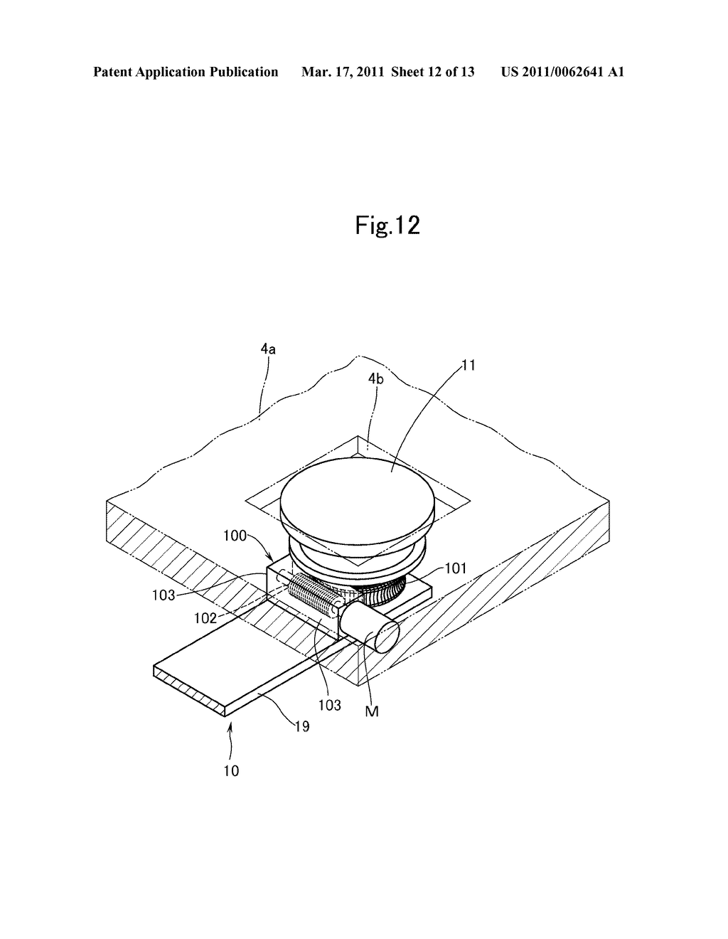 STAGE EQUIPPED WITH ALIGNMENT FUNCTION, PROCESSING APPARATUS HAVING THE STAGE EQUIPPED WITH ALIGNMENT FUNCTION, AND METHOD OF ALIGNING SUBSTRATE - diagram, schematic, and image 13