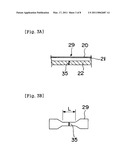 AUTOMOBILE AIRBAG DOOR AND PROCESS FOR PRODUCING THE SAME diagram and image