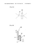 AUTOMOBILE AIRBAG DOOR AND PROCESS FOR PRODUCING THE SAME diagram and image