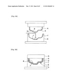 AUTOMOBILE AIRBAG DOOR AND PROCESS FOR PRODUCING THE SAME diagram and image