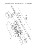 DOOR LOCK TRANSMISSION STRUCTURE diagram and image