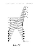 STACKABLE CHAIR WITH RACK ATTACHMENT MEMBERS diagram and image