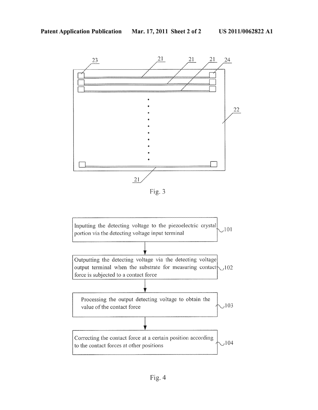 TEST SUBSTRATE AND METHOD FOR MEASURING CONTACT FORCE - diagram, schematic, and image 03