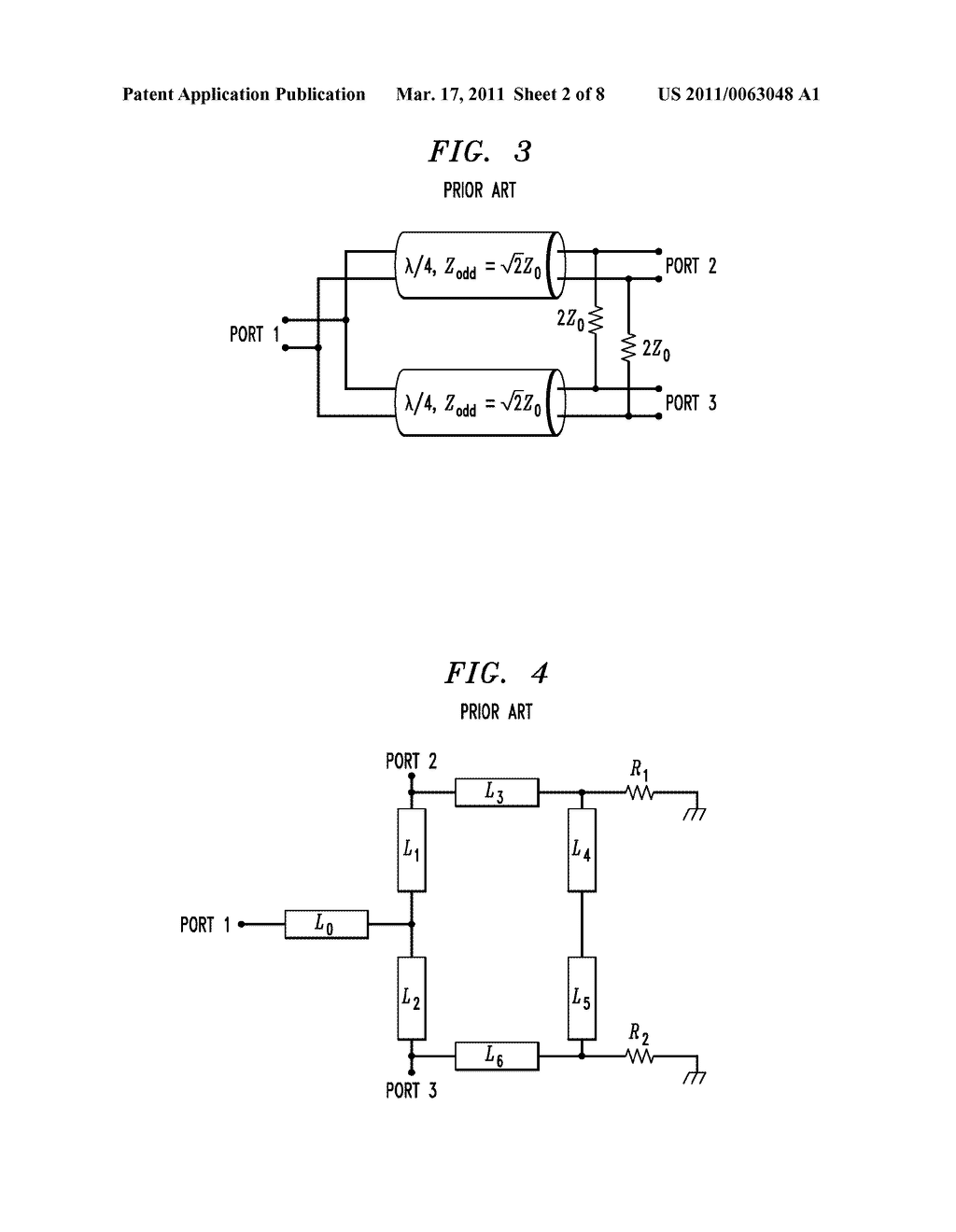 Differential Cross-Coupled Power Combiner or Divider - diagram, schematic, and image 03