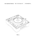 Touch Pad Disc Jockey Controller diagram and image