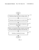 SYSTEM AND METHOD FOR THE MANAGEMENT OF IMAGE BROWSING IN AN ELECTRONIC DEVICE WITH A TOUCH SCREEN diagram and image