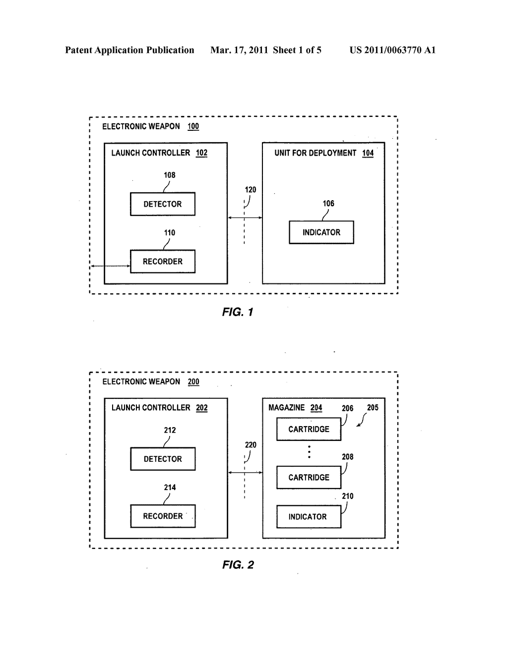 SYSTEMS AND METHODS FOR ELECTRONIC WEAPONRY THAT DETECTS PROPERTIES OF A UNIT FOR DEPLOYMENT - diagram, schematic, and image 02