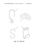 Offset hook and fastener system diagram and image