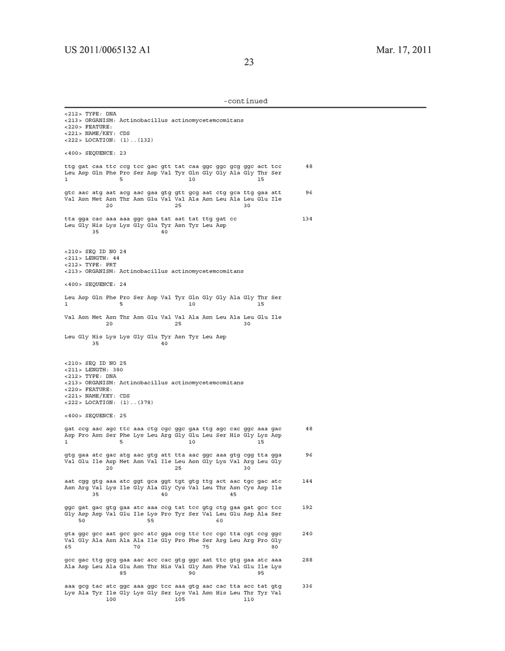 Identification of Actinobacillus actinomycetemcomitans Antigens for use in the Diagnosis, Treatment and Monitoring of Periodontal Diseases - diagram, schematic, and image 24