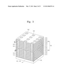 THREE-DIMENSIONAL SEMICONDUCTOR MEMORY DEVICE AND A METHOD OF FABRICATING THE SAME diagram and image