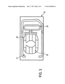 CHIP CARD HAVING TRANSMITTING AND RECEIVING DEVICE, AND ANTENNA FOR RADIO TRANSMISSIONS diagram and image