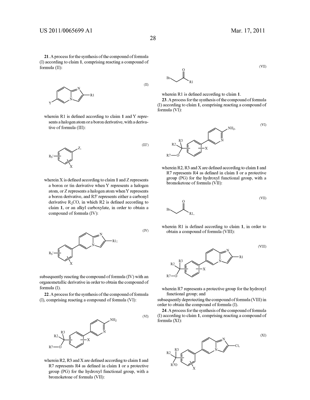 POLYSUBSTITUTED DERIVATIVES OF 2-ARYL-6-PHENYL-IMIDAZO[1,2-a]PYRIDINES, AND PREPARATION AND THERAPEUTIC USE THEREOF - diagram, schematic, and image 29