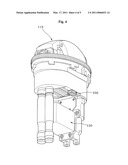 PROBE OF ULTRASONIC DIAGNOSTIC APPARATUS AND METHOD OF SUPPRESSING VIBRATION THEREOF diagram and image