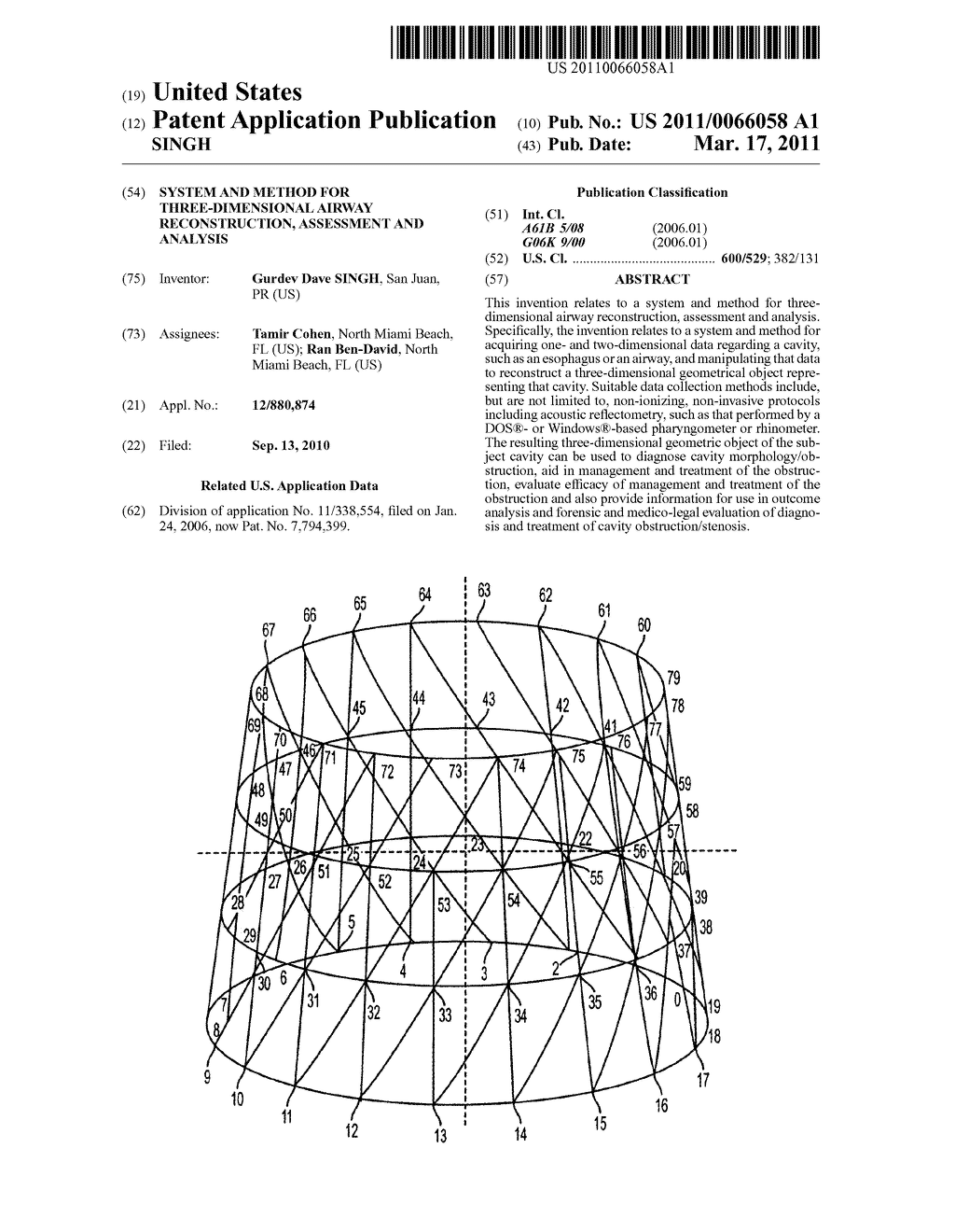 System and Method for Three-Dimensional Airway Reconstruction, Assessment and Analysis - diagram, schematic, and image 01