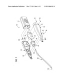 Surgical File Instrument Construction with Mechanism to Convert Rotary Motion to Reciprocal Motion diagram and image