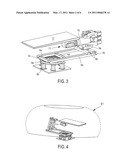 DEVICE FOR POSITIONING A PATIENT WITH RESPECT TO A RADIATION diagram and image