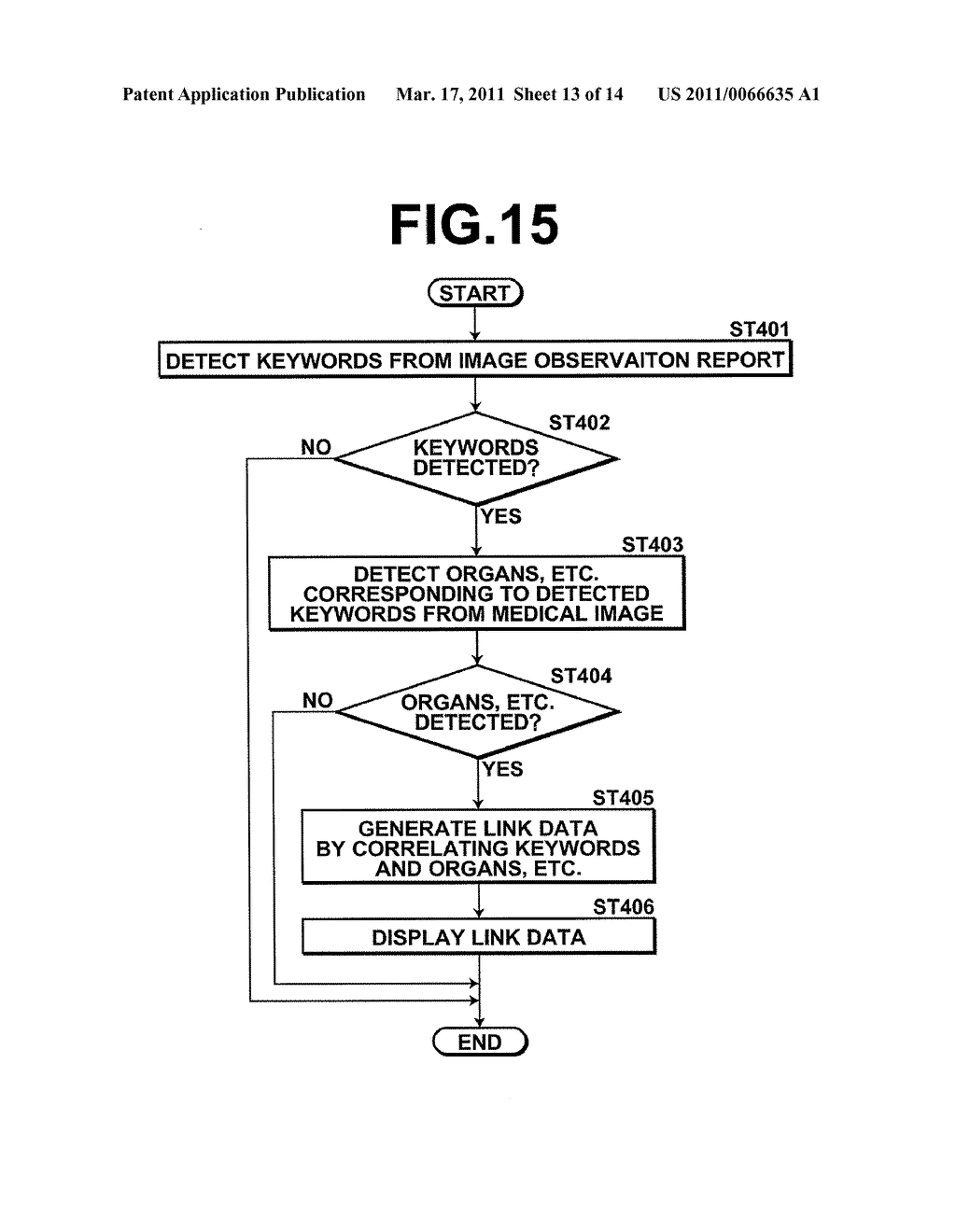 MEDICAL IMAGE INFORMATION DISPLAY APPARATUS, MEDICAL IMAGE INFORMATION DISPLAY METHOD, AND RECORDING MEDIUM ON WHICH MEDICAL IMAGE INFORMATION DISPLAY PROGRAM IS RECORDED - diagram, schematic, and image 14