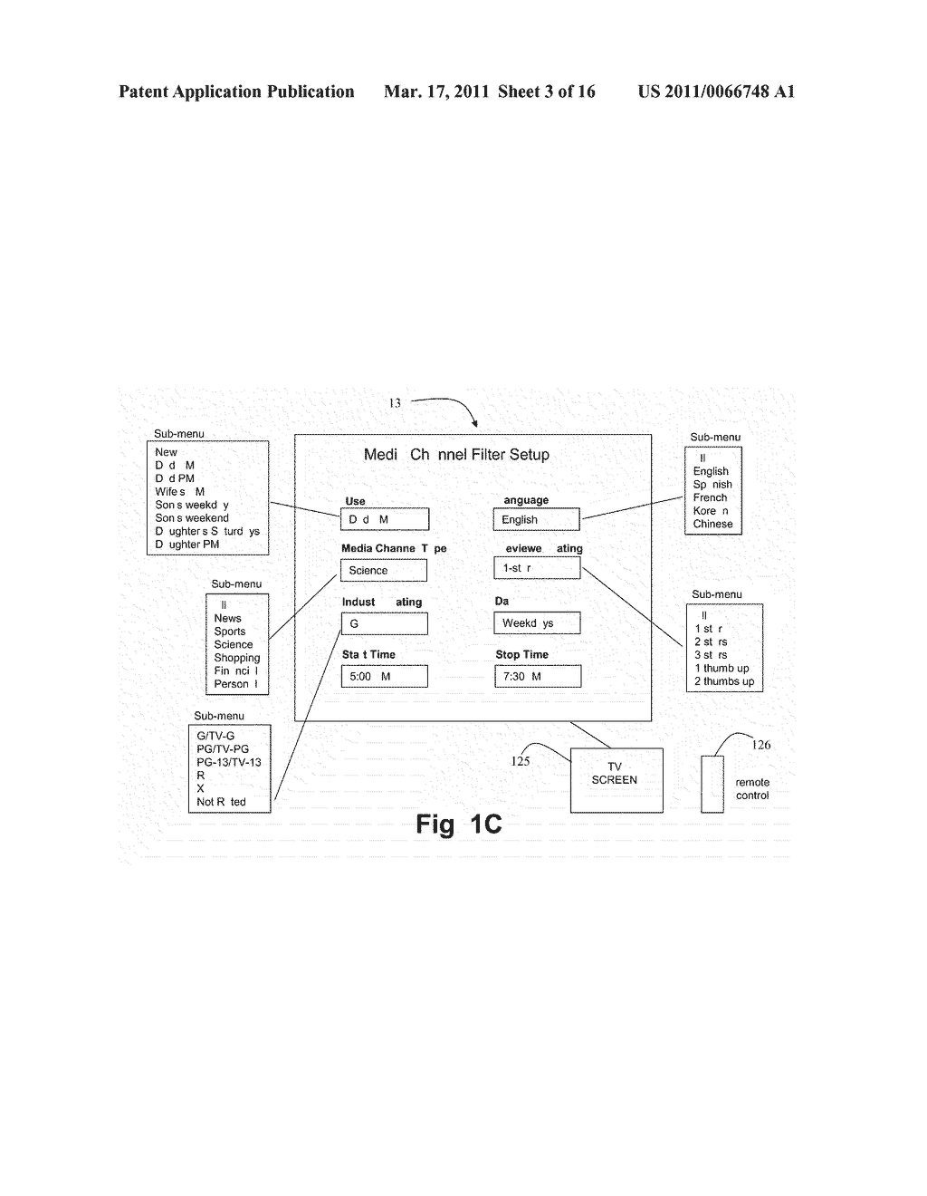 MEDIA EXCHANGE NETWORK SUPPORTING VARYING MEDIA GUIDE BASED ON VIEWING FILTERS - diagram, schematic, and image 04