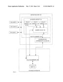 CACHING DATA BETWEEN A DATABASE SERVER AND A STORAGE SYSTEM diagram and image