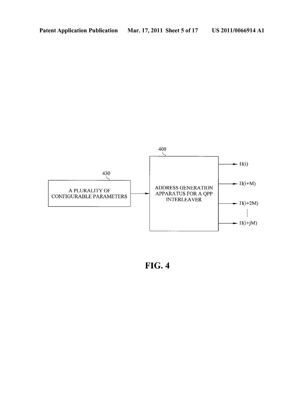 Address Generation Apparatus And Method For Quadratic Permutation Polynomial Interleaver De-Interleaver - diagram, schematic, and image 06