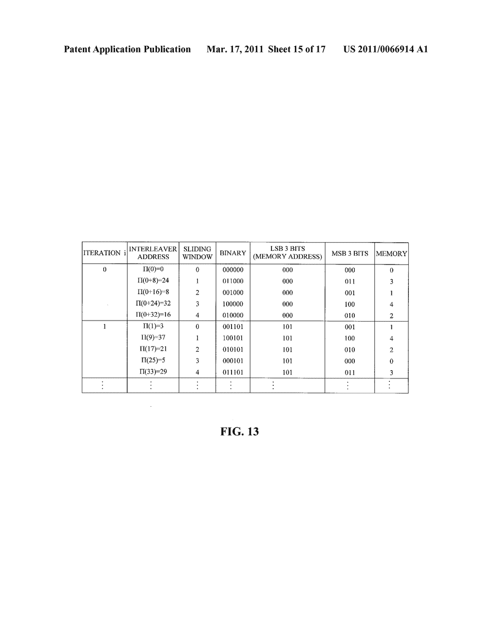 Address Generation Apparatus And Method For Quadratic Permutation Polynomial Interleaver De-Interleaver - diagram, schematic, and image 16