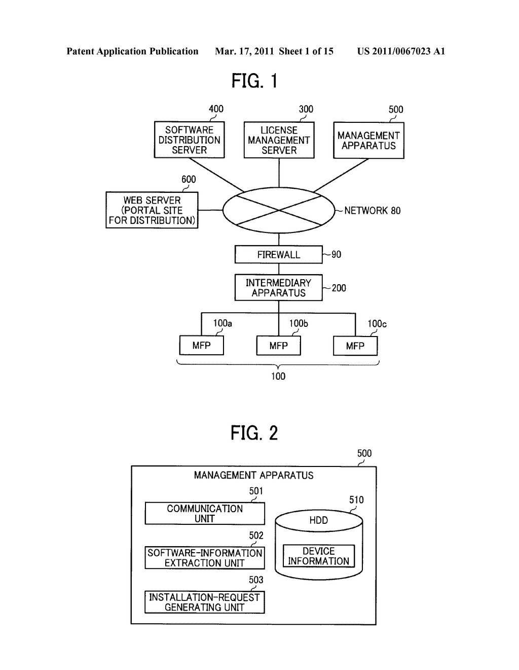 SOFTWARE MANAGEMENT APPARATUS, SOFTWARE DISTRIBUTION SERVER, SOFTWARE DISTRIBUTION SYSTEM, AND SOFTWARE INSTALLATION METHOD - diagram, schematic, and image 02