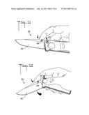 Locking mechanism for a folding knife diagram and image