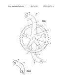 Pedal shaft for bicycles diagram and image